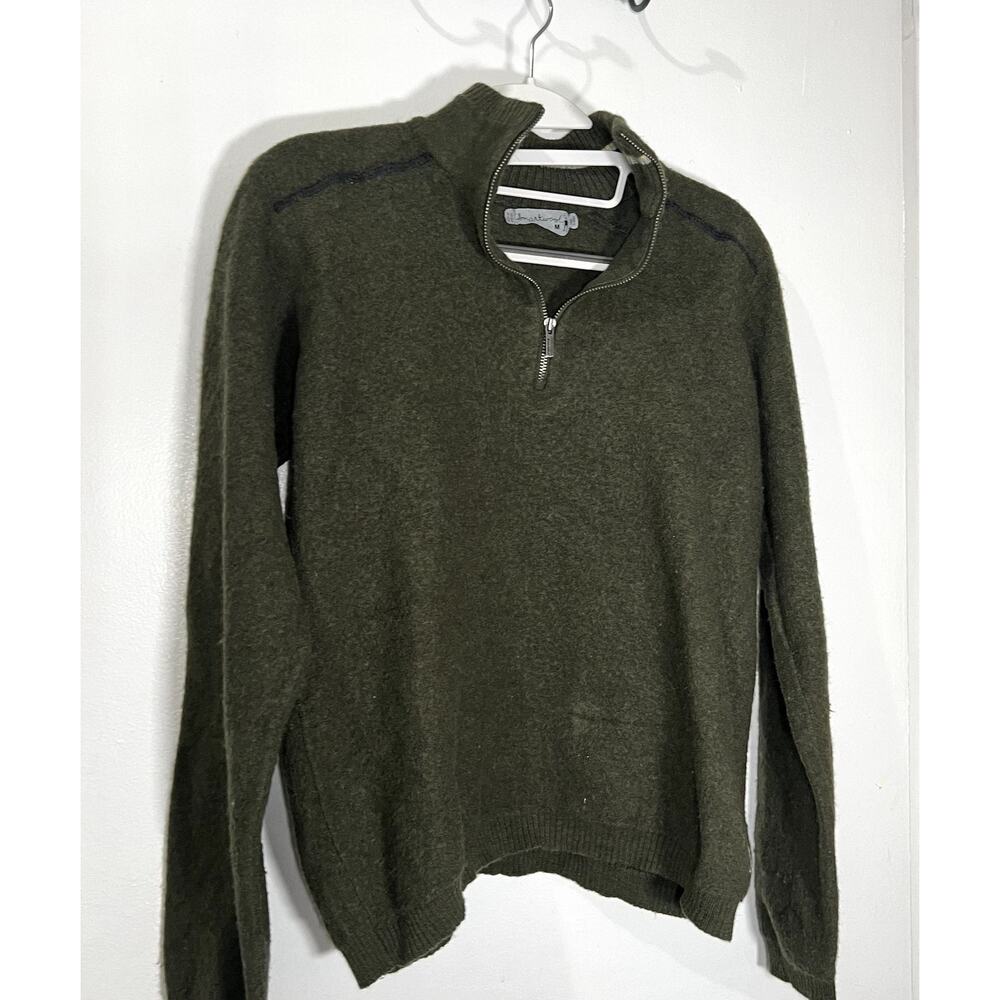 Smartwool quarter zip medium green